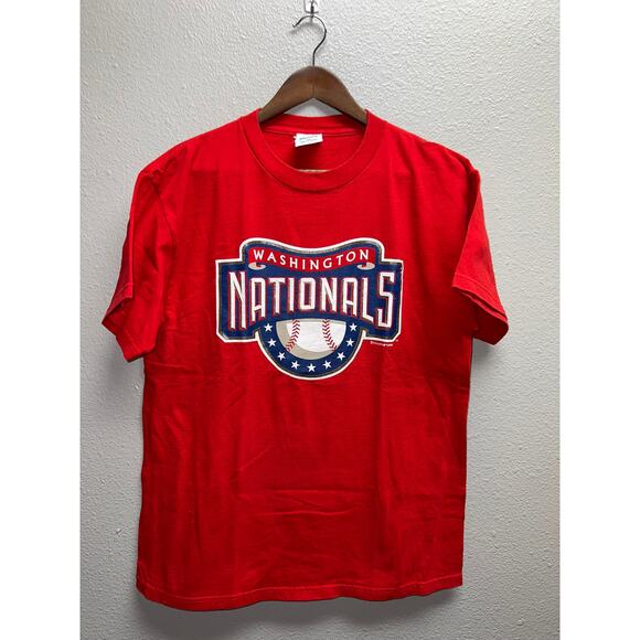 Vintage Washington Nationals Shirt Baseball MLB Graphic Dynasty Tag Medium - Picture 1 of 10